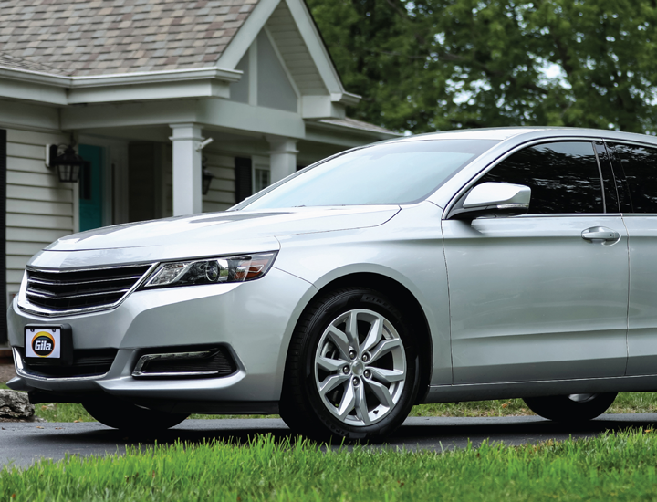 Gila window film applied to car windows 